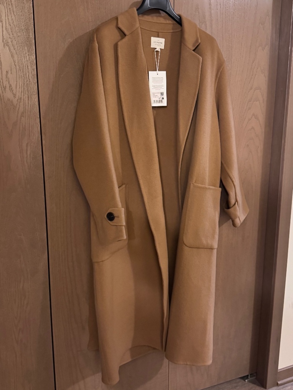 Sezane Mederick Coat Camel - Size 8 - Picture 6 of 12